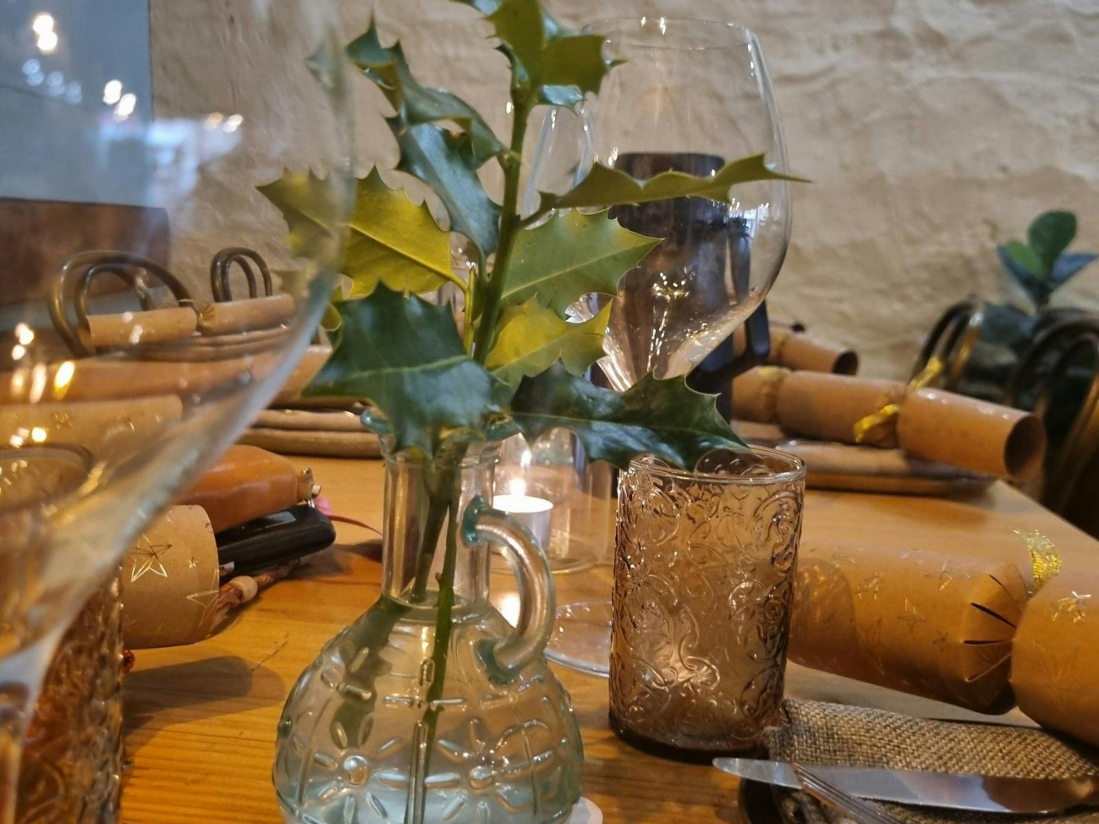 Christmas table setting