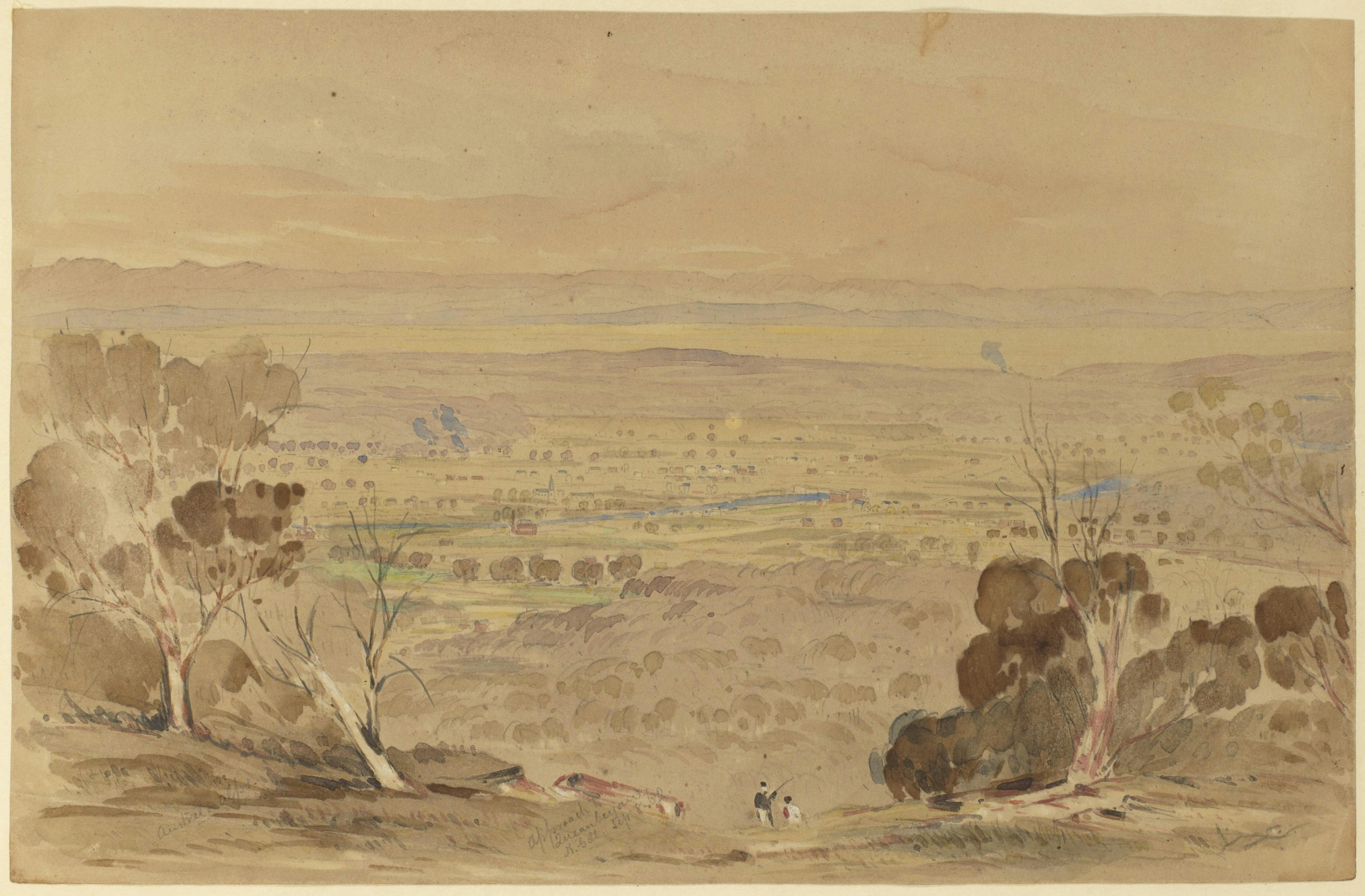 展览——H.G.劳埃德的版画历史水彩风景画