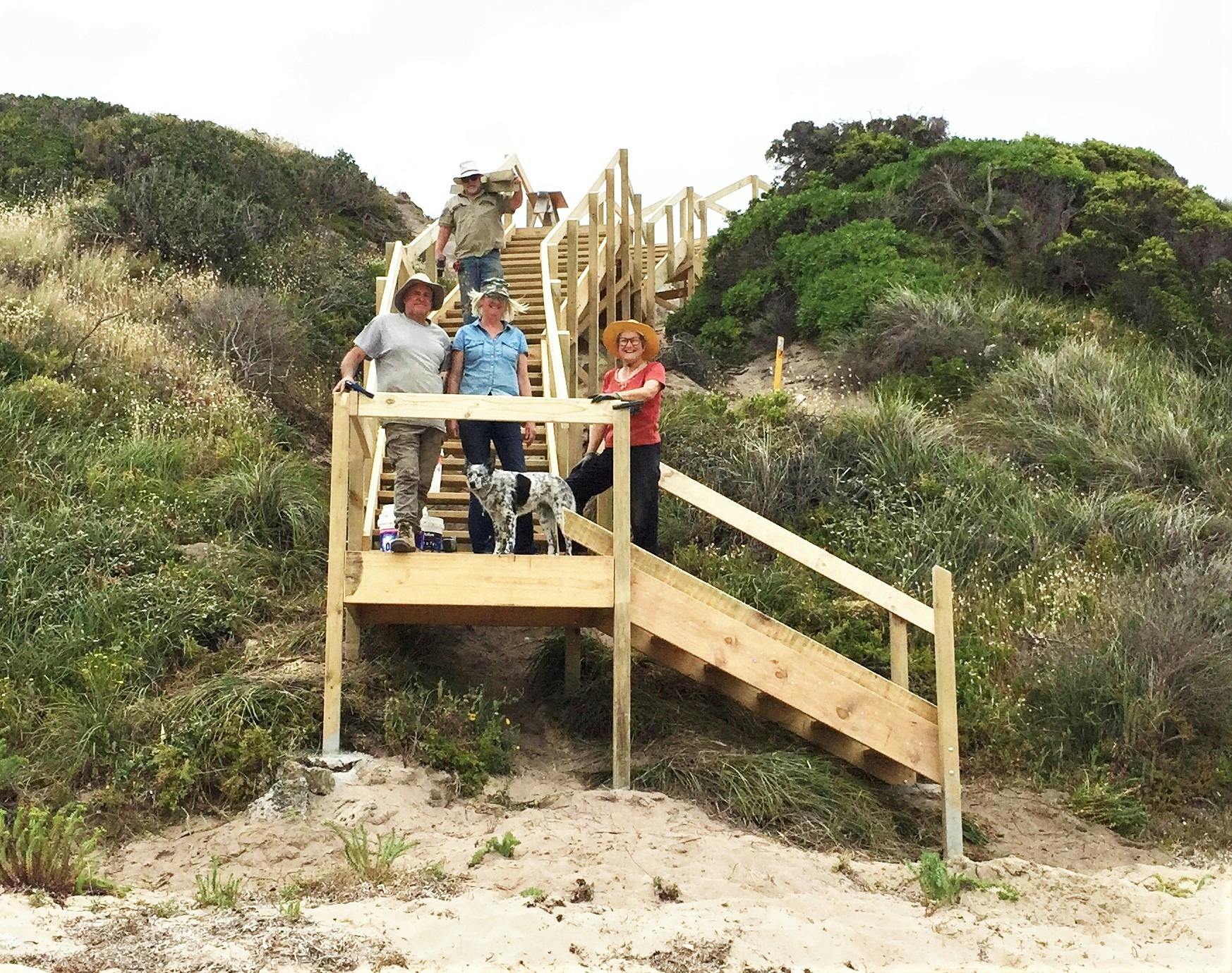 Walk way at Treasure Cove