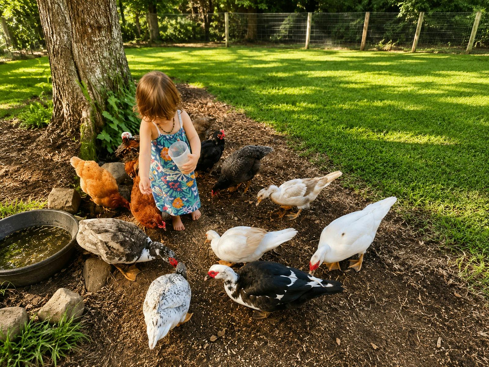 Gentle Animals make for a wonderful family trip. Chickens, ducks and so many more farm animals