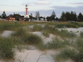 View of the Lighthouse from the beach