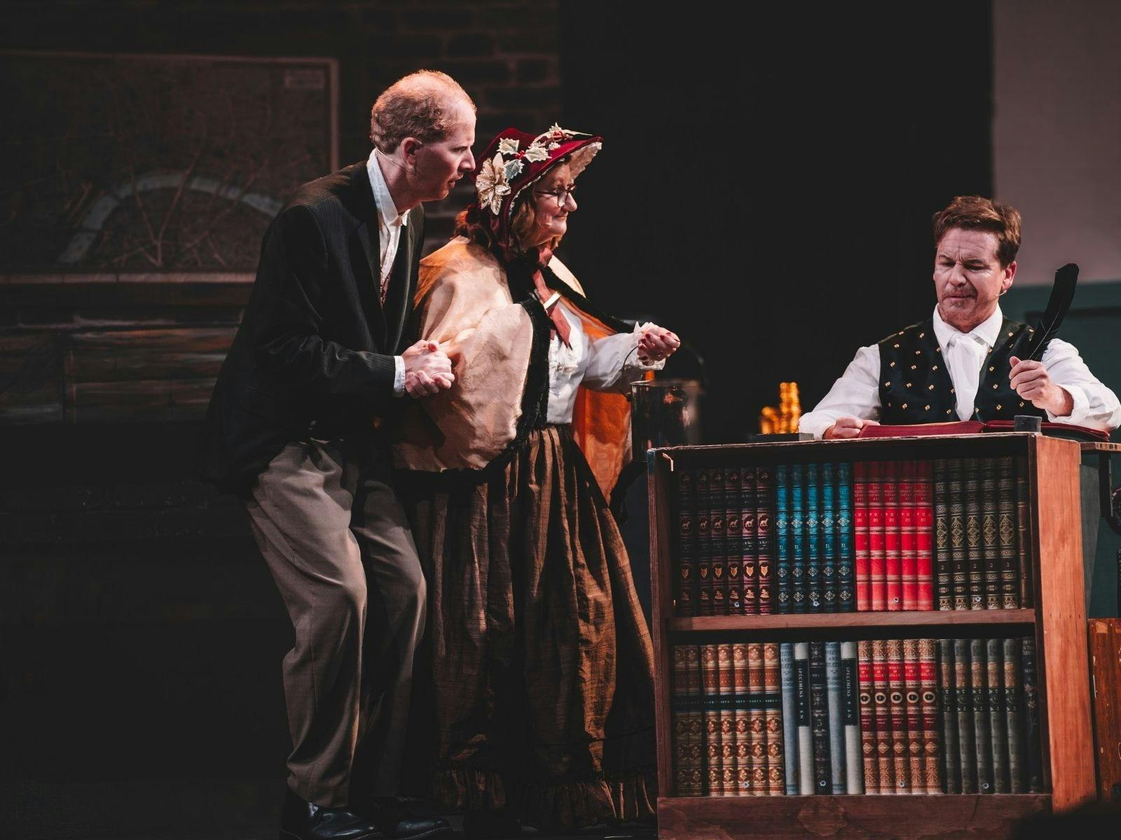 Image depicting characters from 'A Christmas Carol'