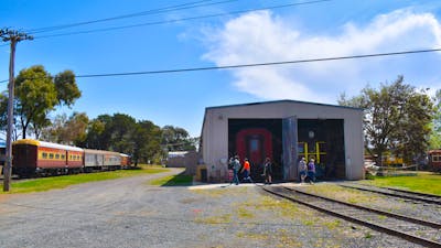 The main visitor area