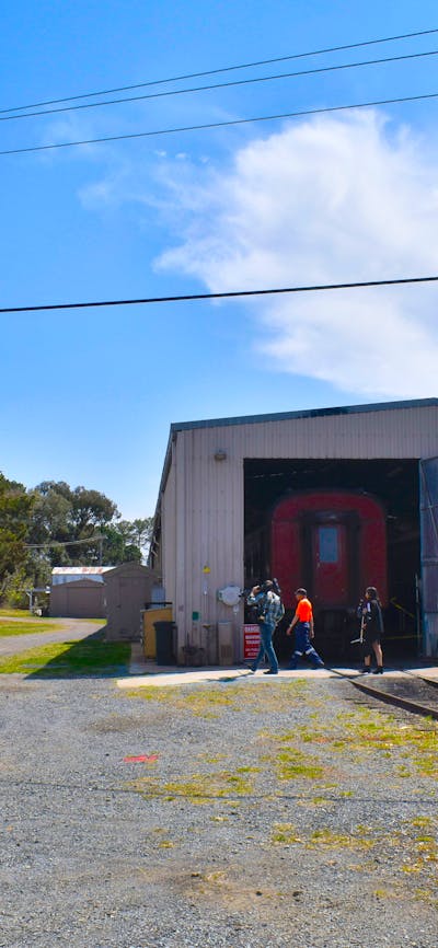The main visitor area