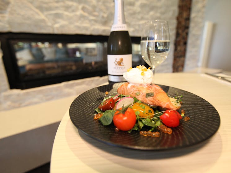 Bistro offers a delicious range of dishes to suit all tastes. Salmon anyone?