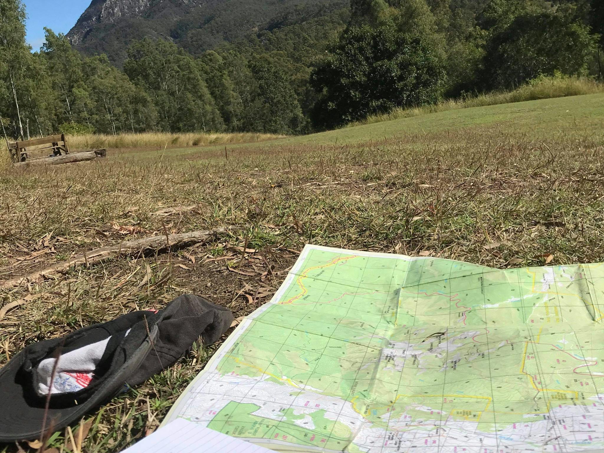 Map and compass Map and compass
