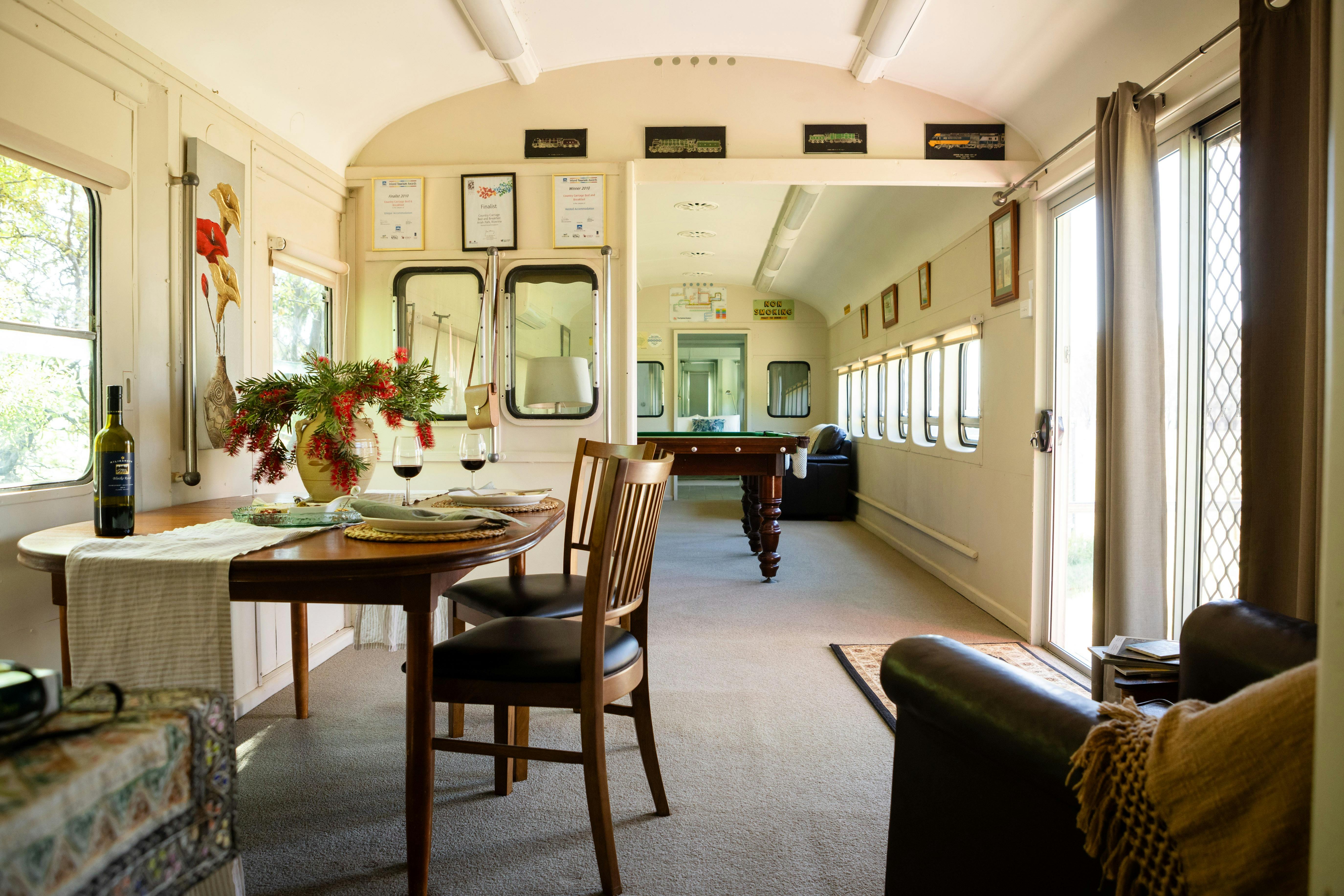 Looking along the City Circle carriage