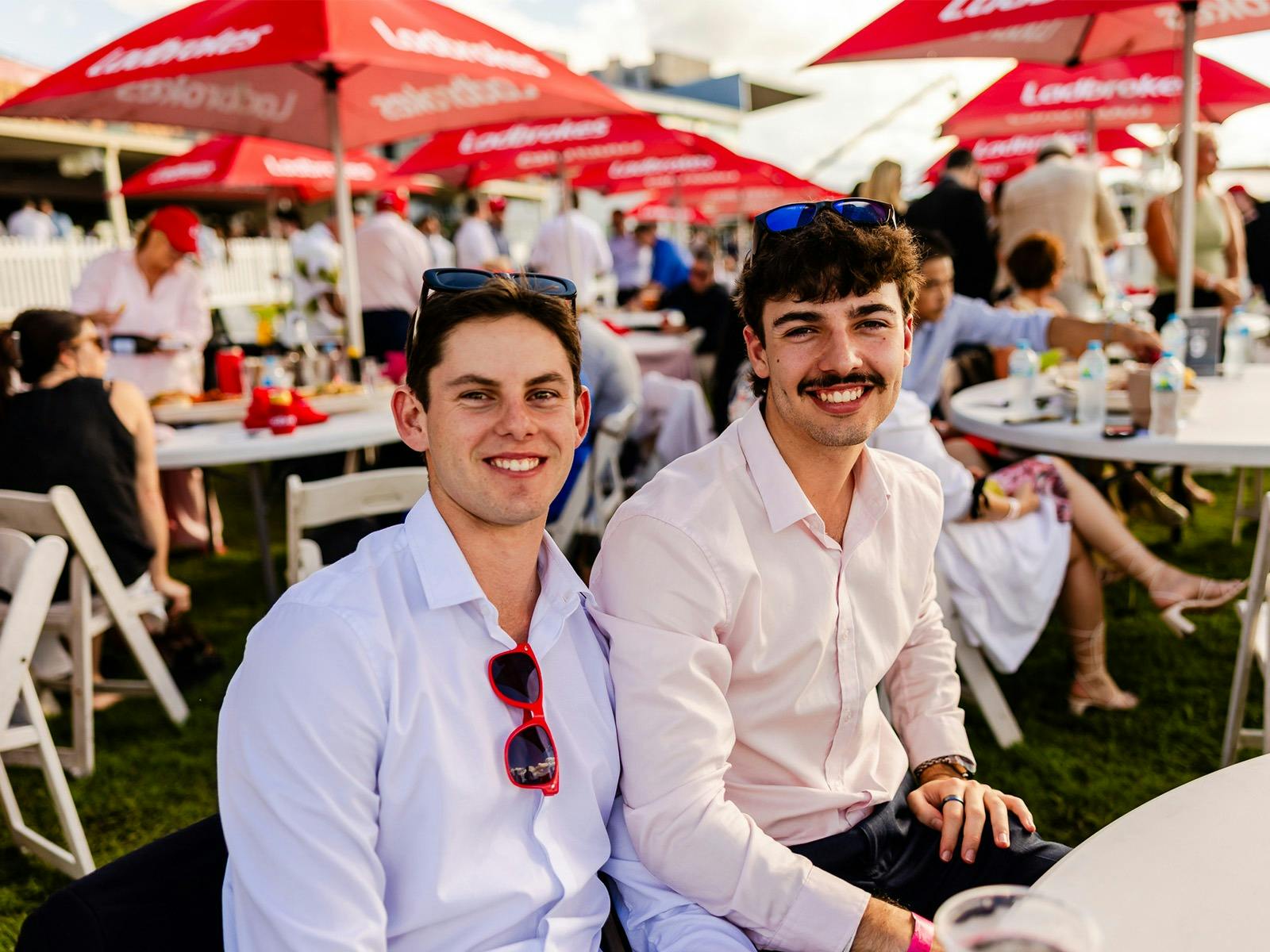 Patrons at Doomben Racecourse