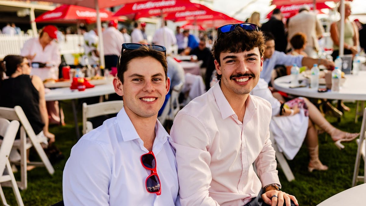 Patrons at Doomben Racecourse