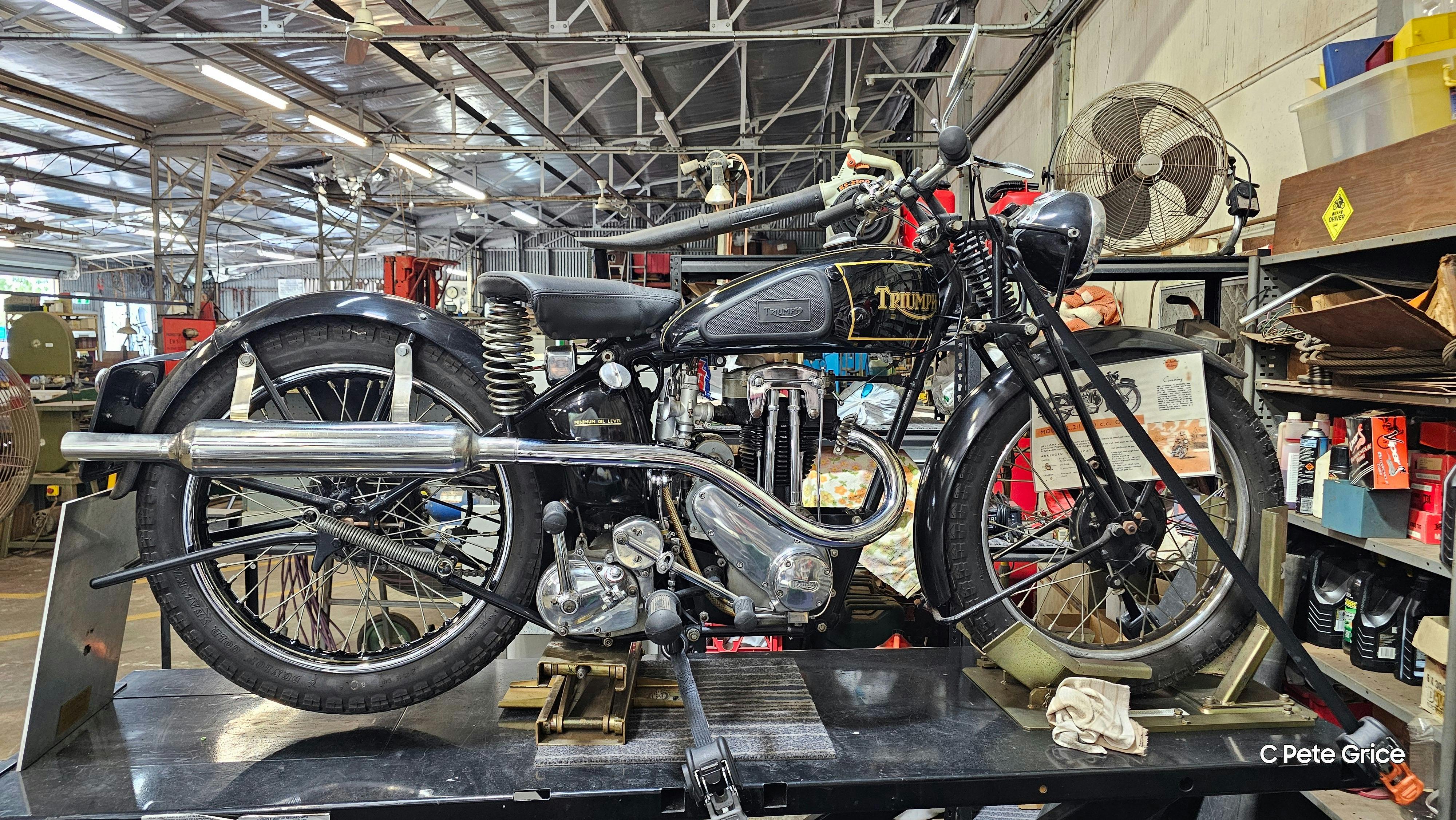 Thi Triumph is one of 14 left in the world.
