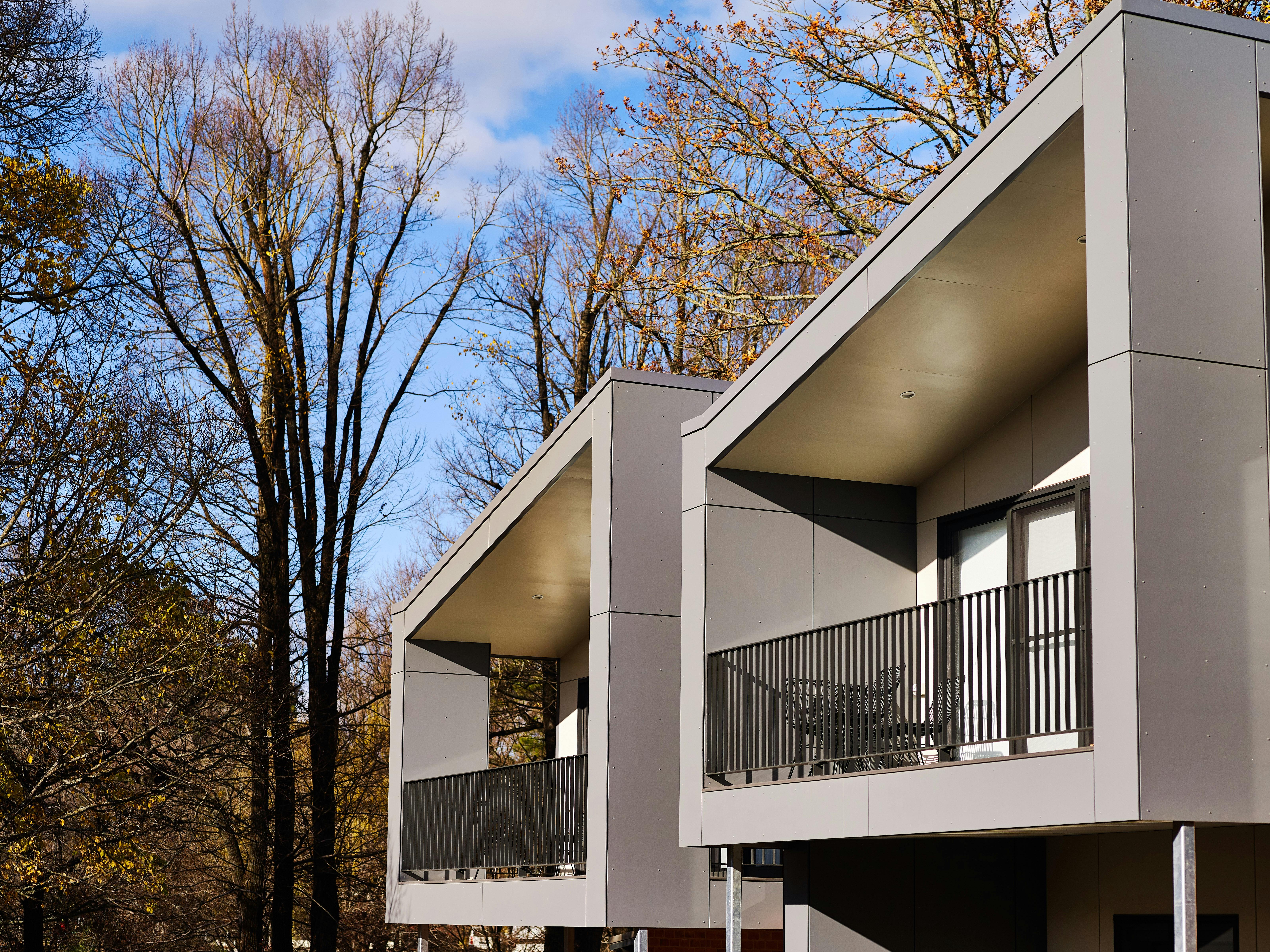 bedroom sheppard arthouse townhouses balcony