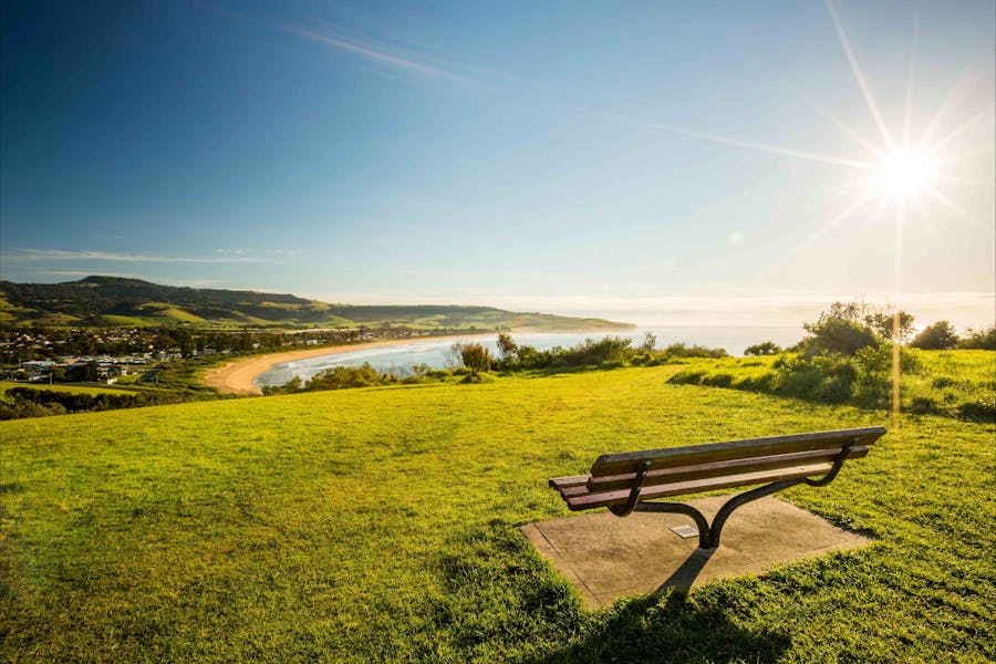 Looking out over Gerringong