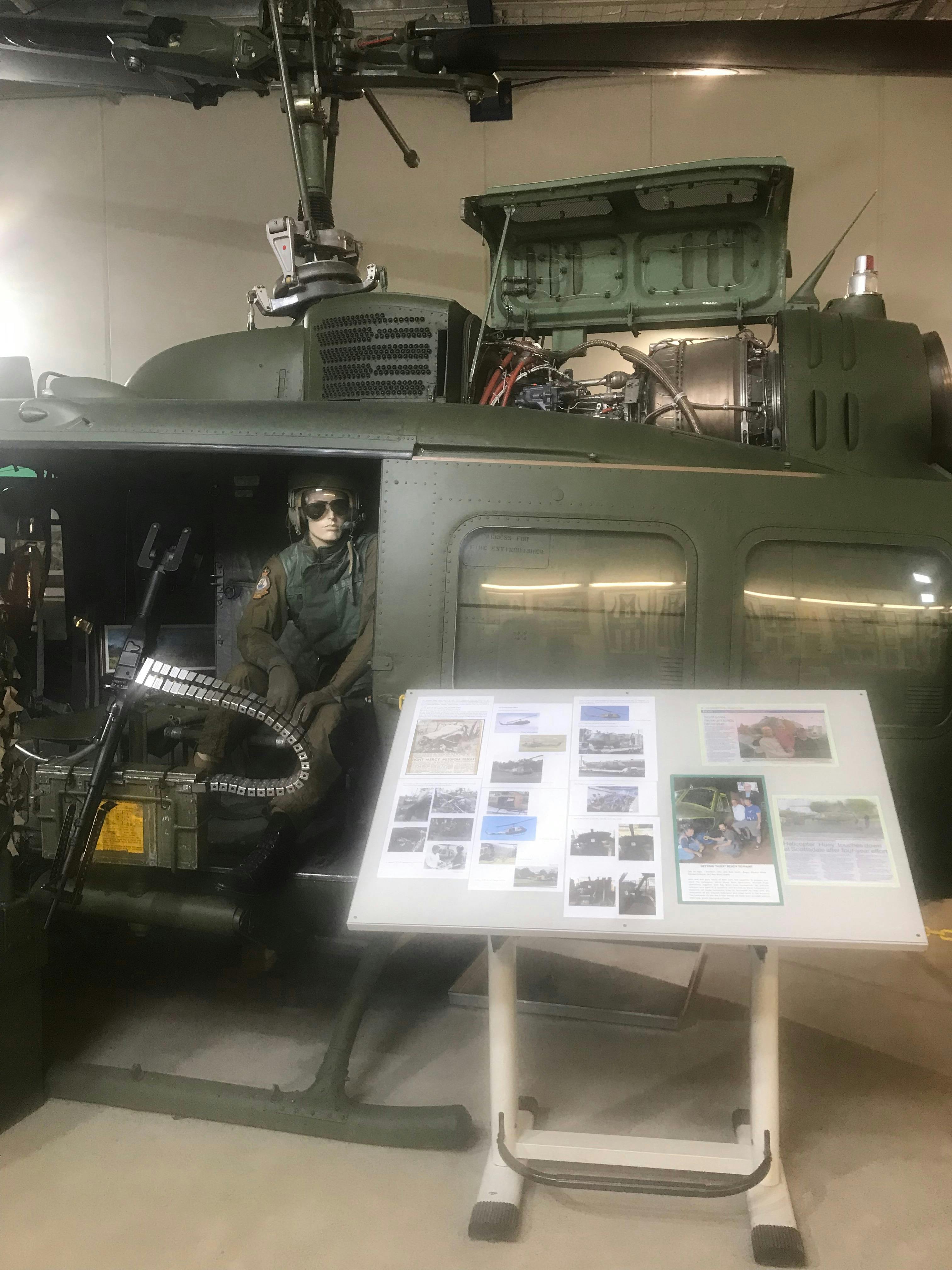 Side angle of Bell UN-1H Iroquois