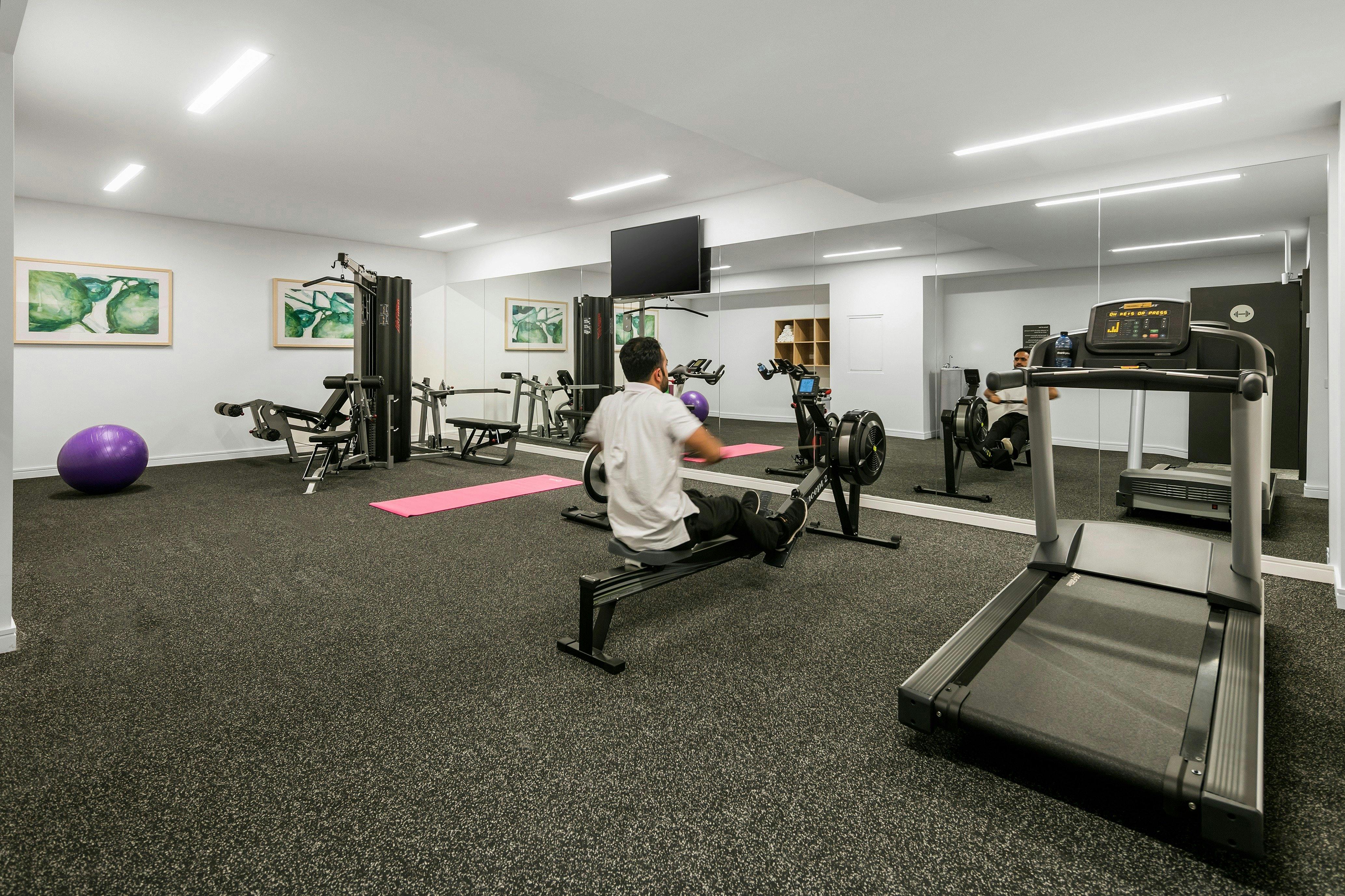 Gym facilities available