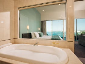 Luxury Ocean View Suite - complimentary for the happy couple!