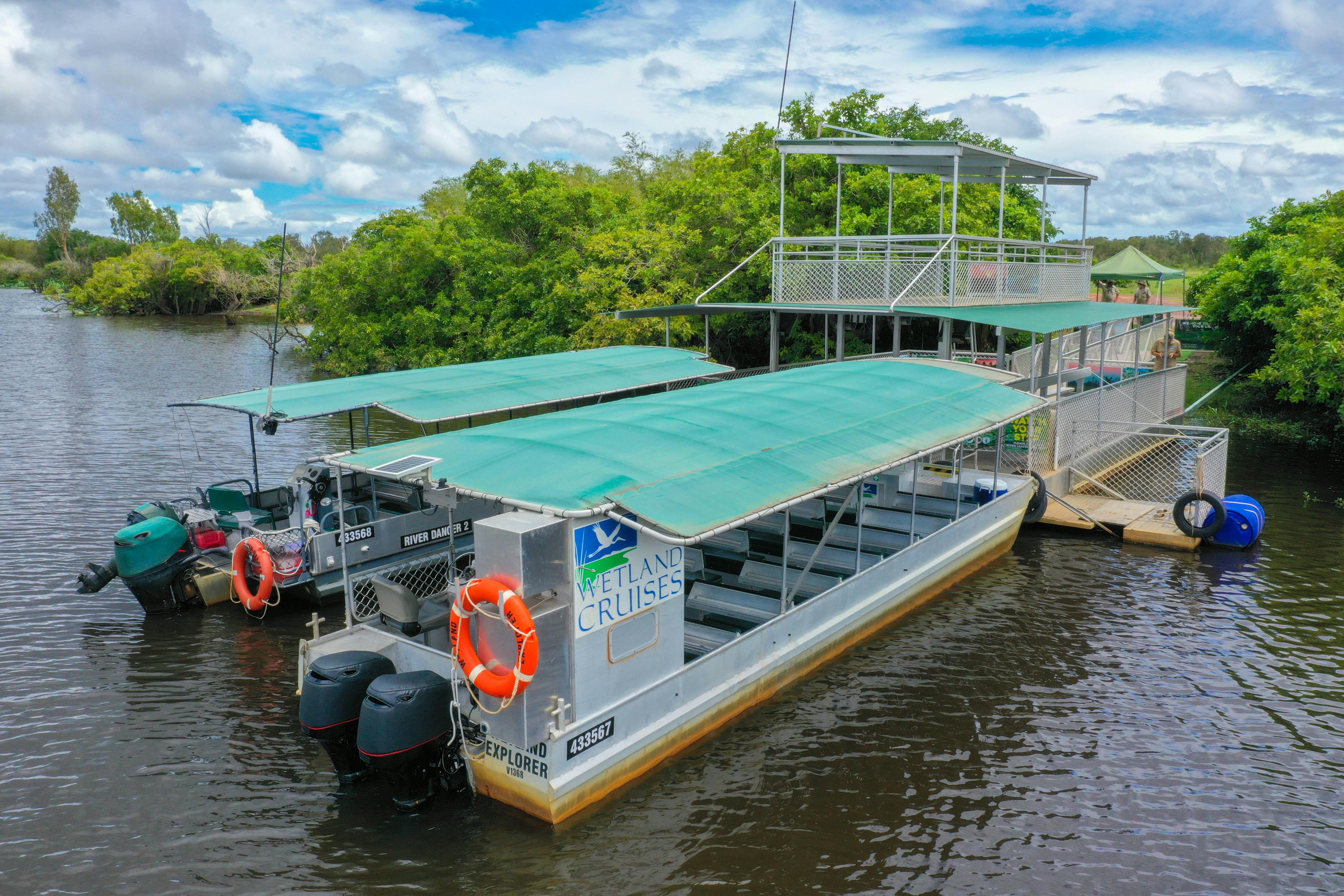 Cruise vessel and pontoon