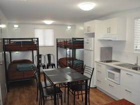 Entry kitchen and bunks