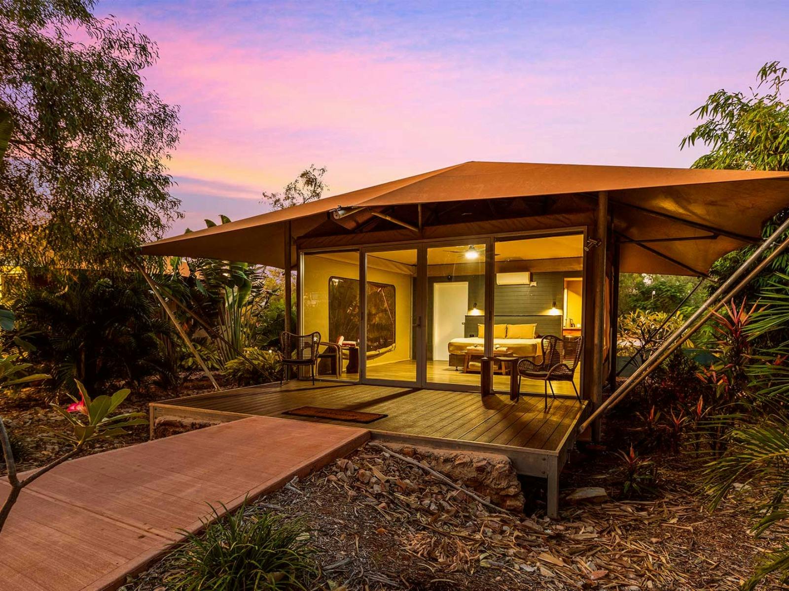 Cygnet Bay Pearl Farm Safari Tent Accommodation