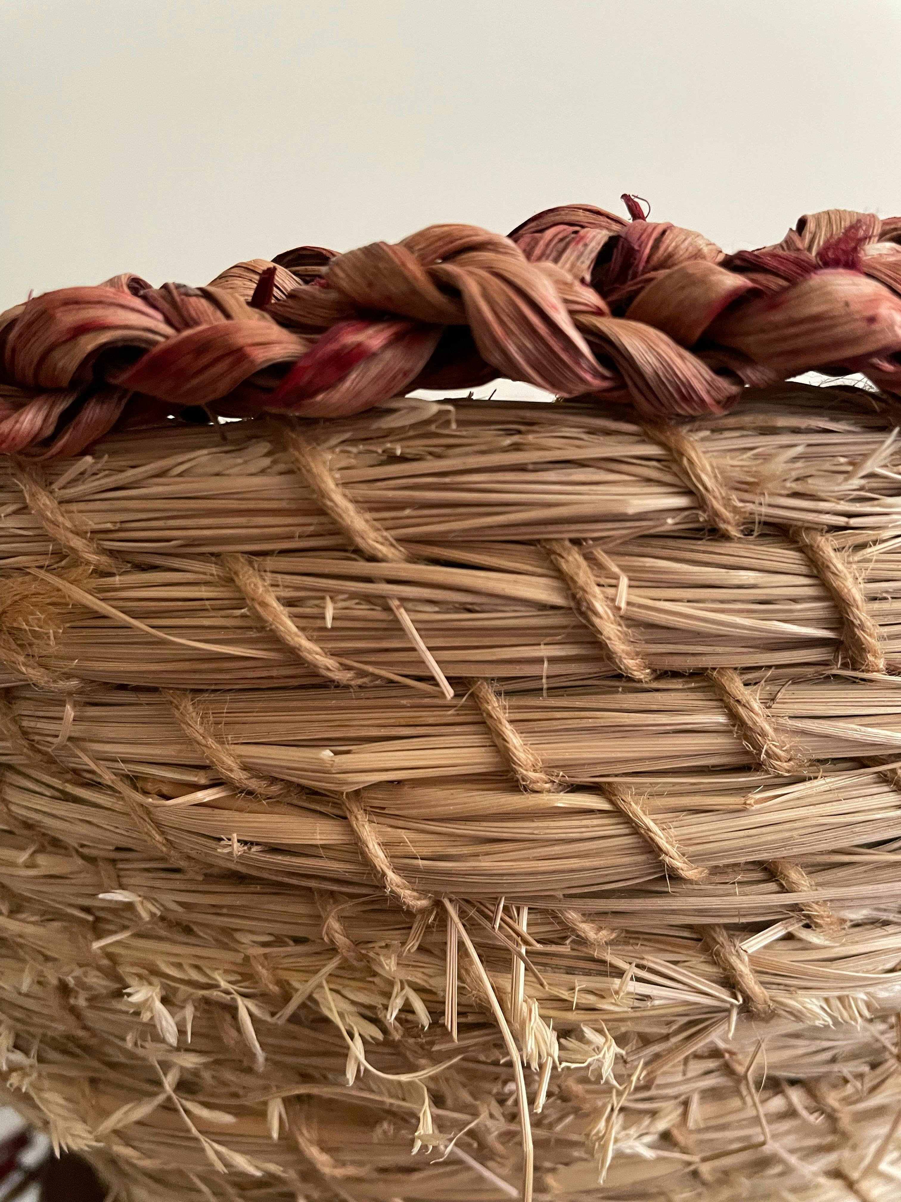 hand stitched basket