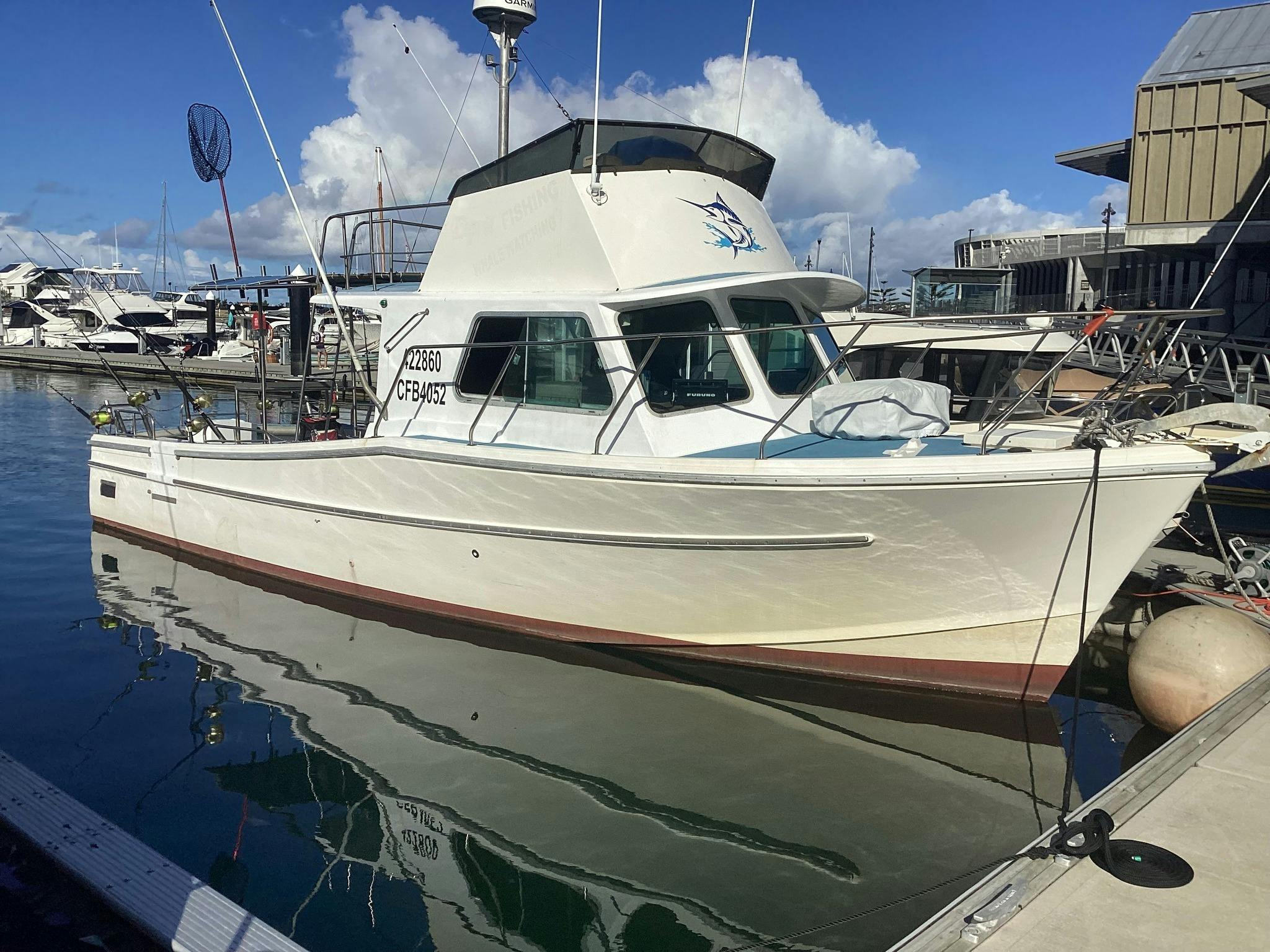 Boat in Shellharbour Marina