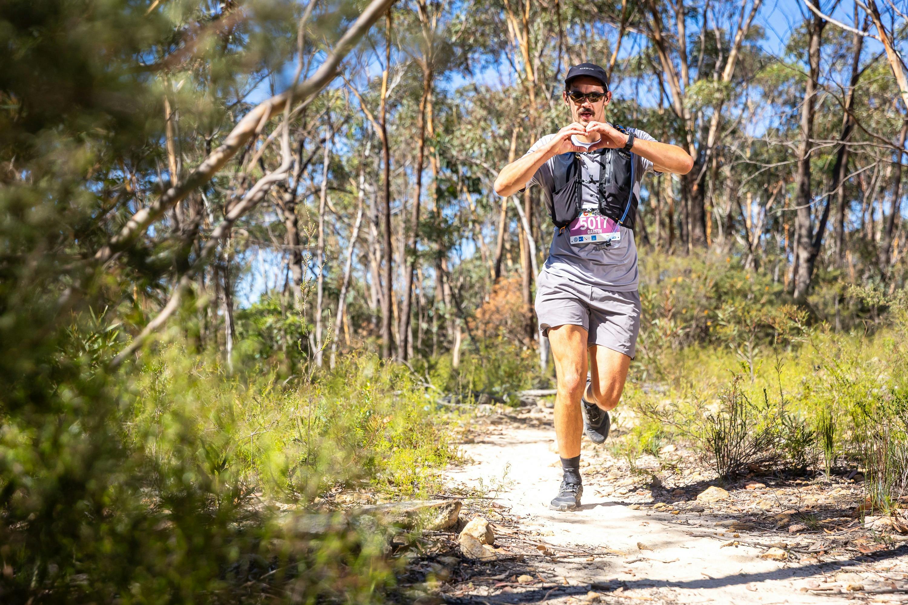 Off road trail running