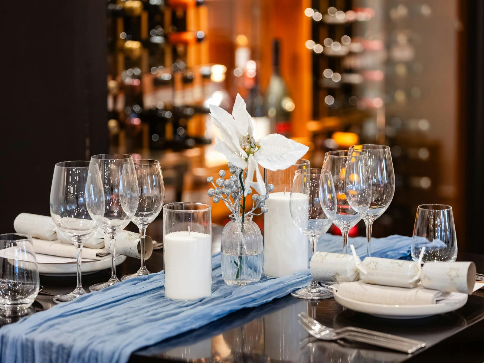 The Fireplace Degustation - Table Setting