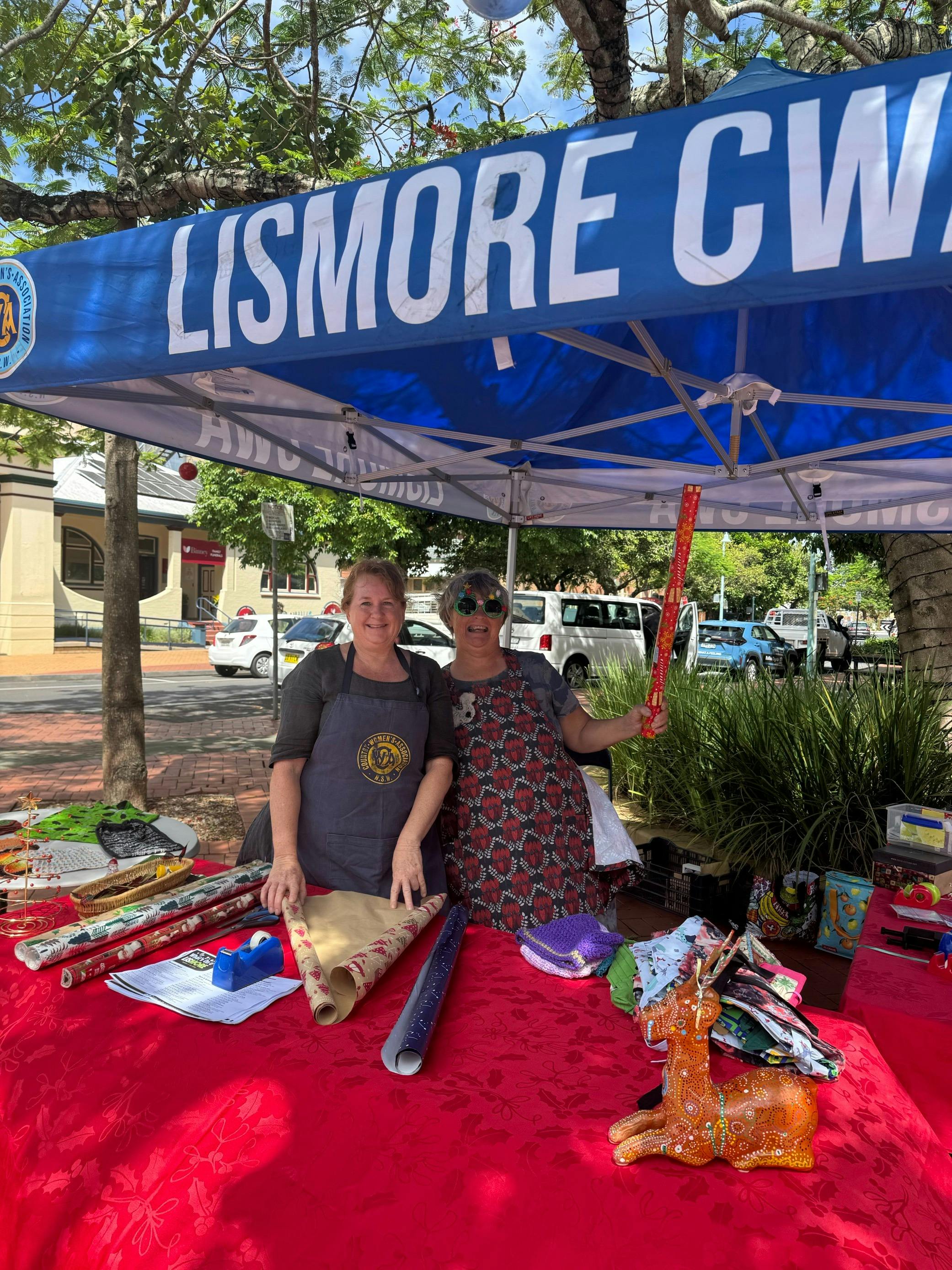Present wrapping in the Lismore CBD