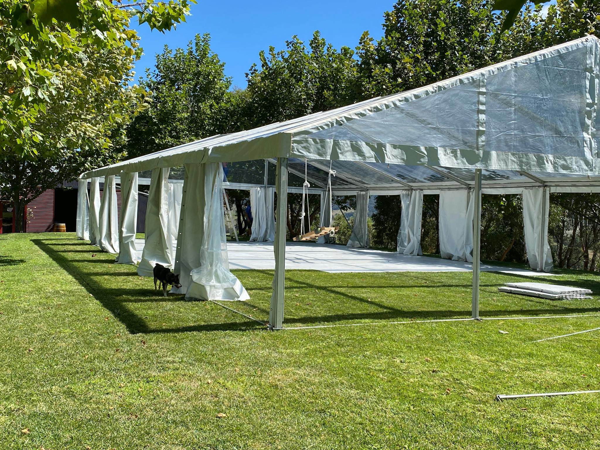Marquee Style- Transparent Roof
