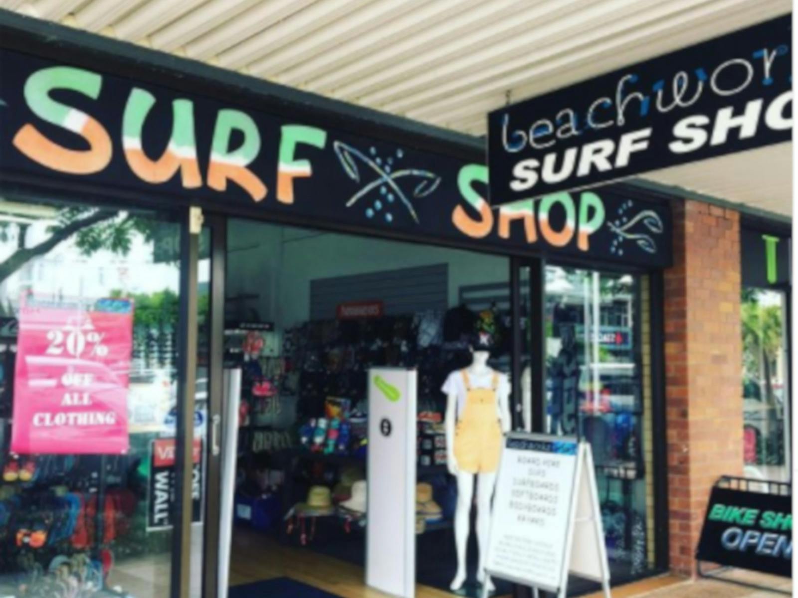 Beachworkz Ballina Shopfront