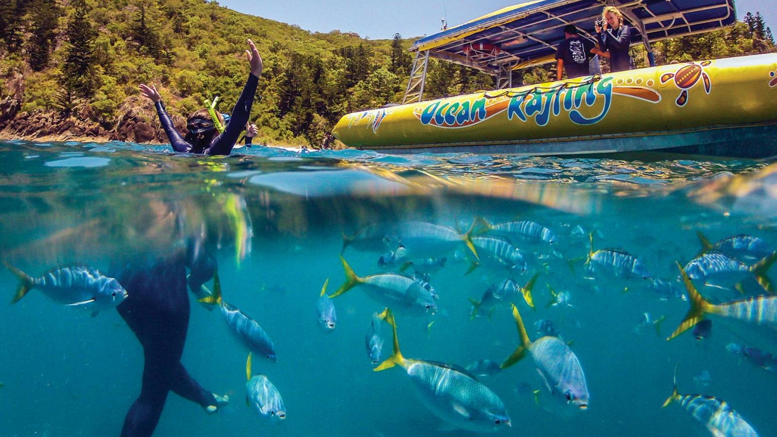 Ocean Rafting snorkelling