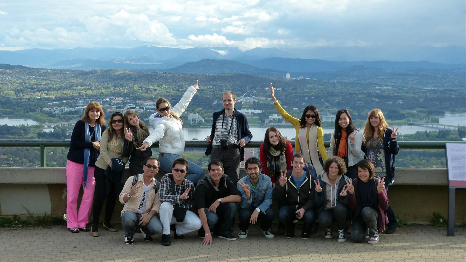 Group at Mount Ainslie