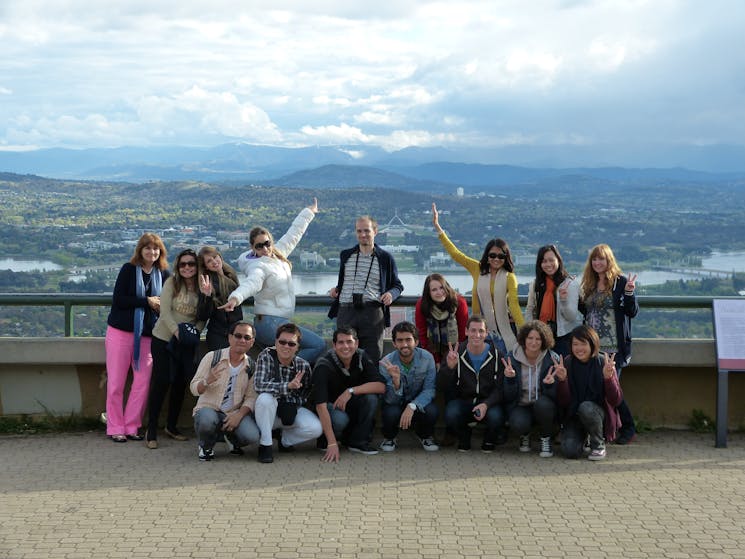 Group at Mount Ainslie