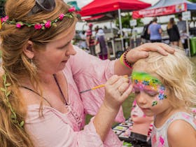 Yamba River Markets face painting