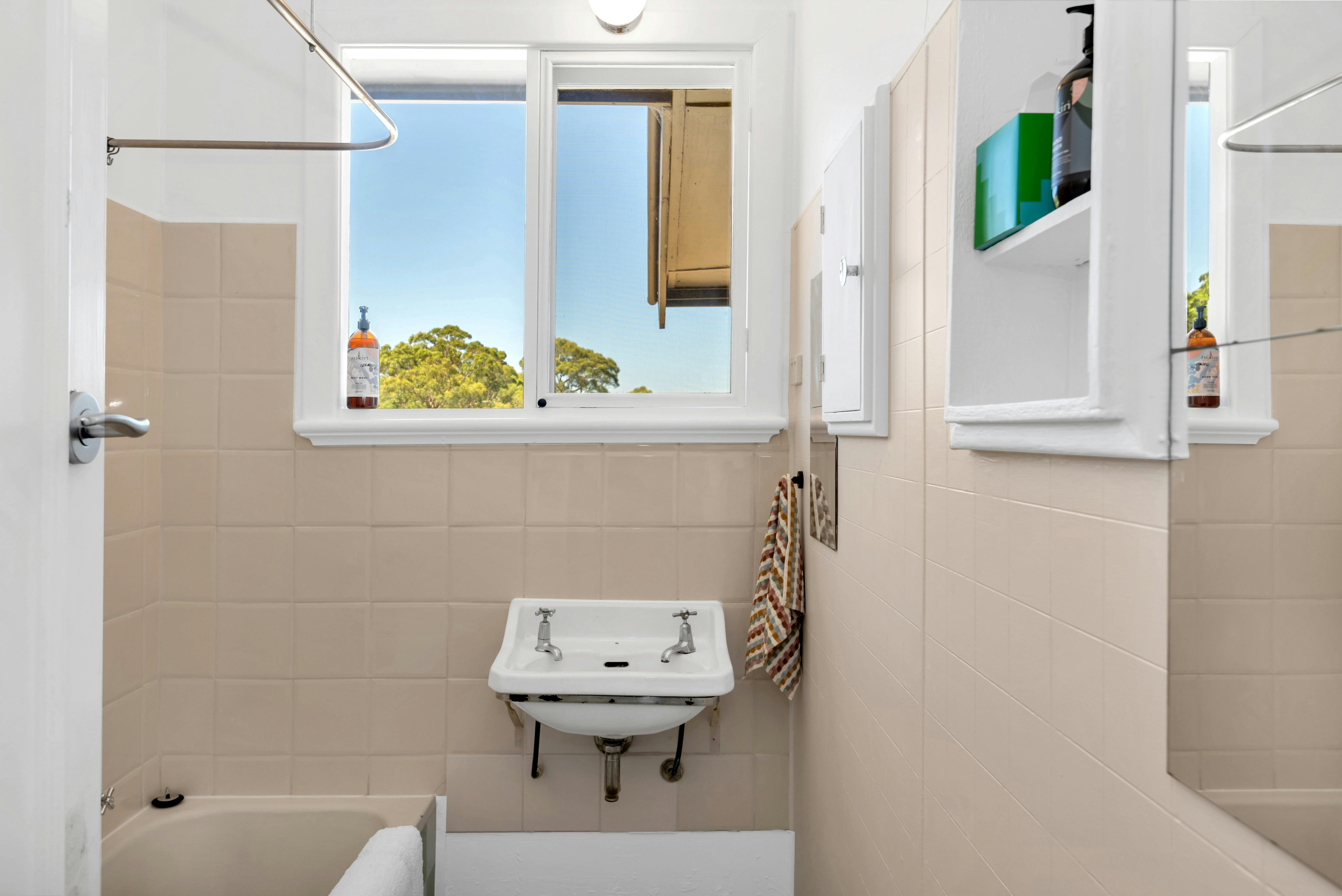 bathroom (cottage has separate toilet)