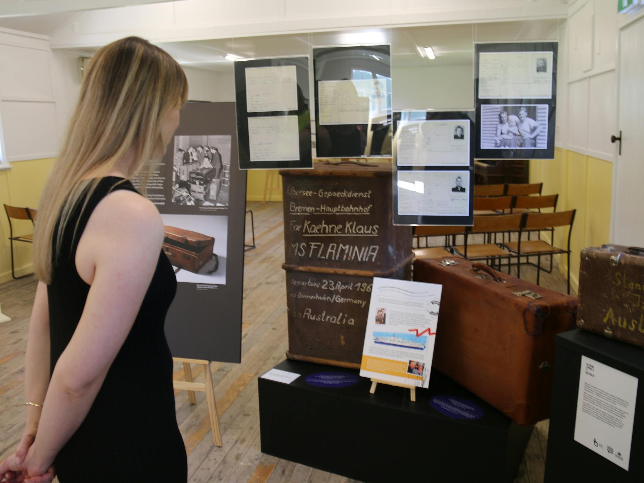 Exhibition at Bonegilla Migrant Experience