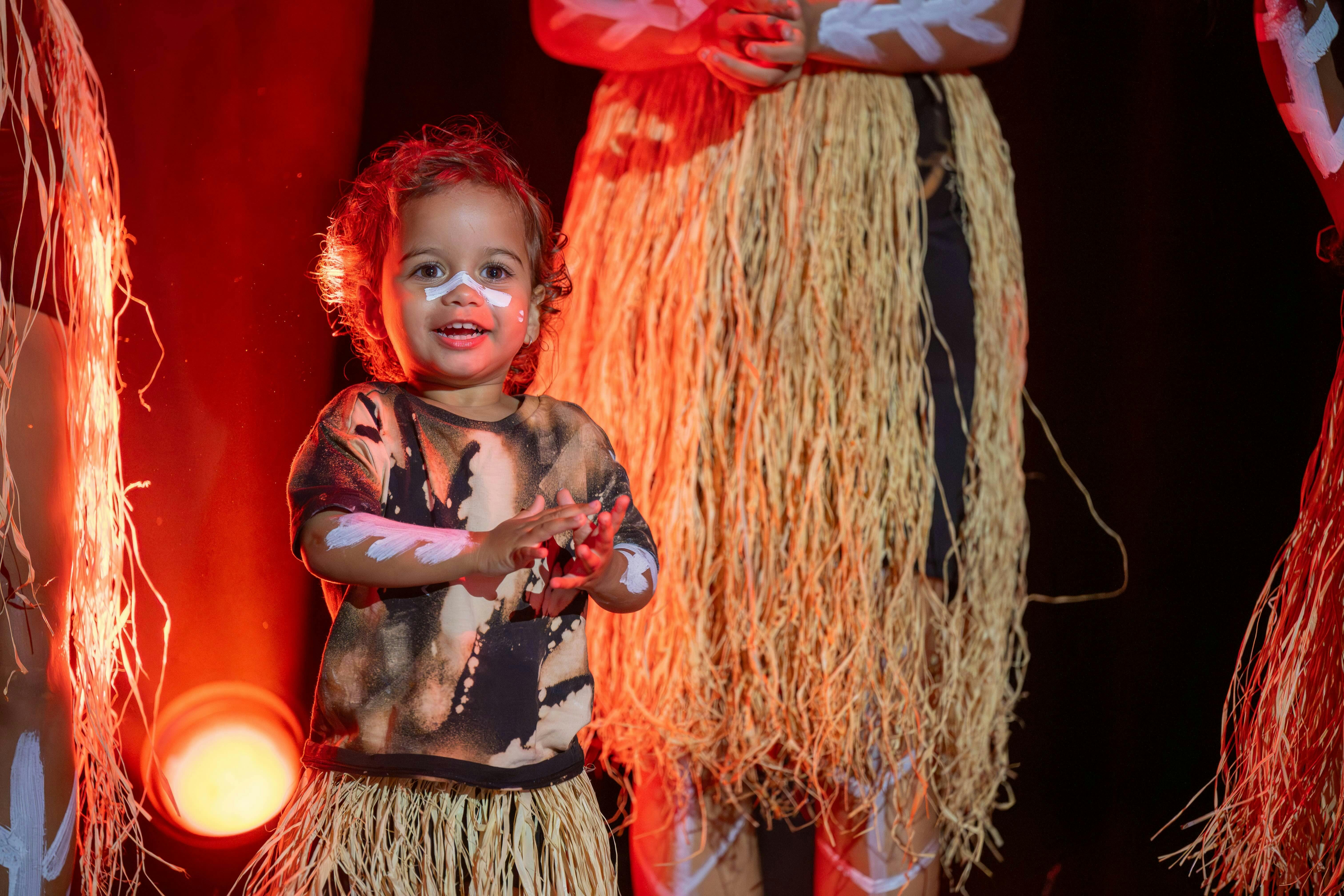Gimuy Walubara Yidinji Dancers, CIAF 2025. Photograph: Lewis James Media.