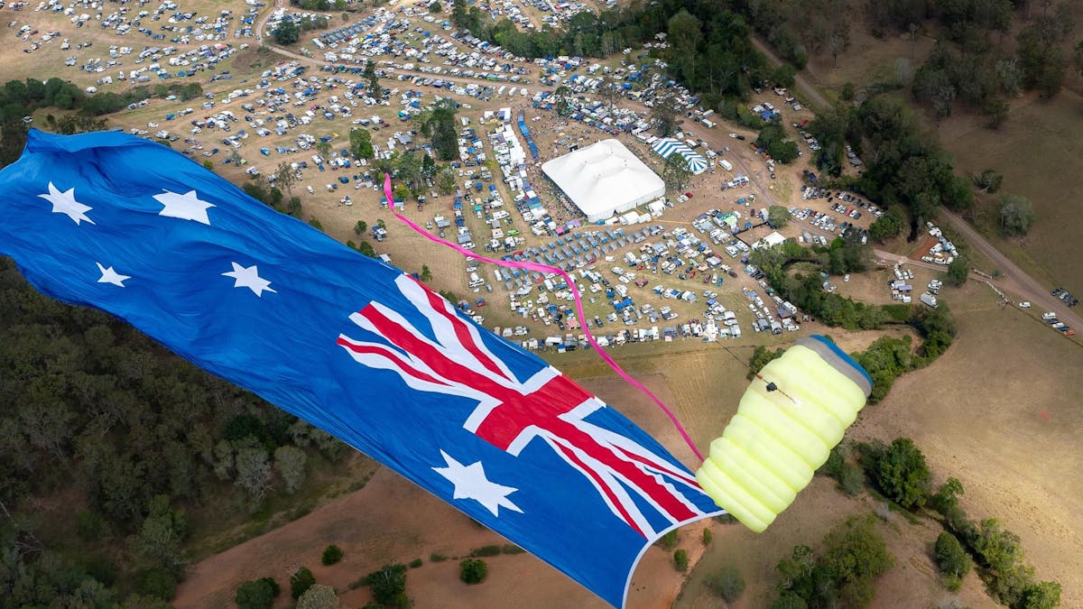 Credit Ramblers sky divers Toogoolawah