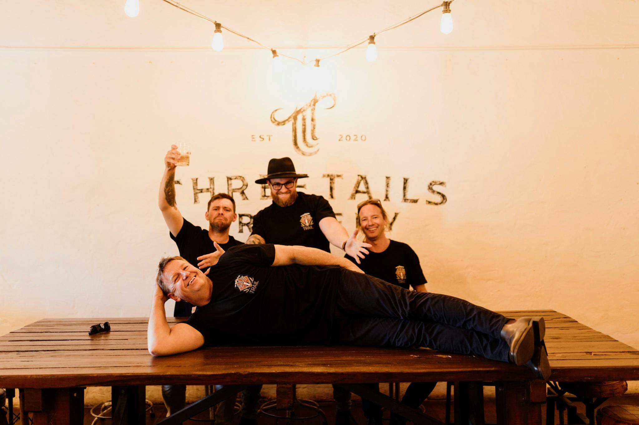 Mudgee Ale Trail customers  at a local brewery having fun