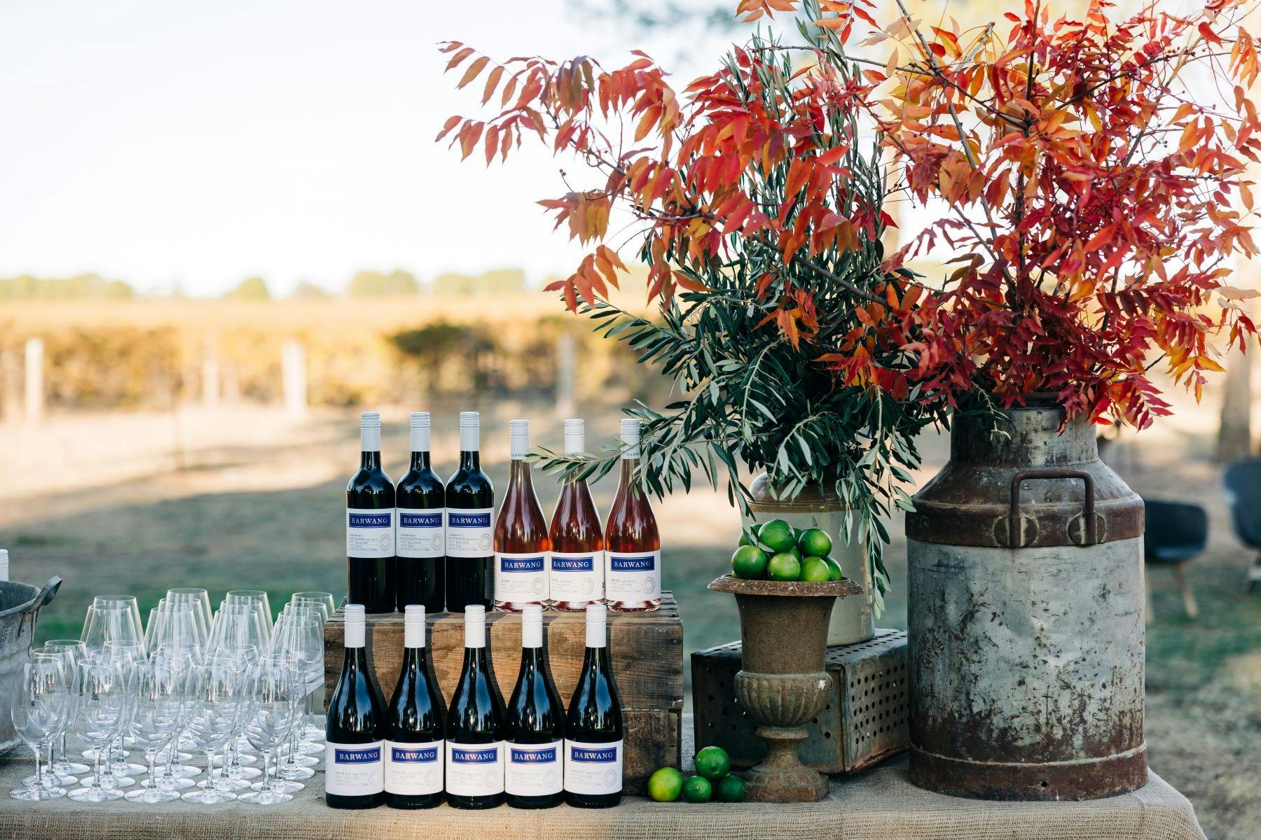 Barwang wine bottles