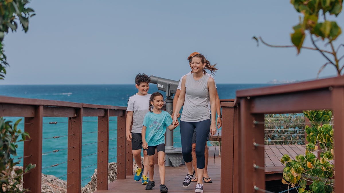 Beach headland walk