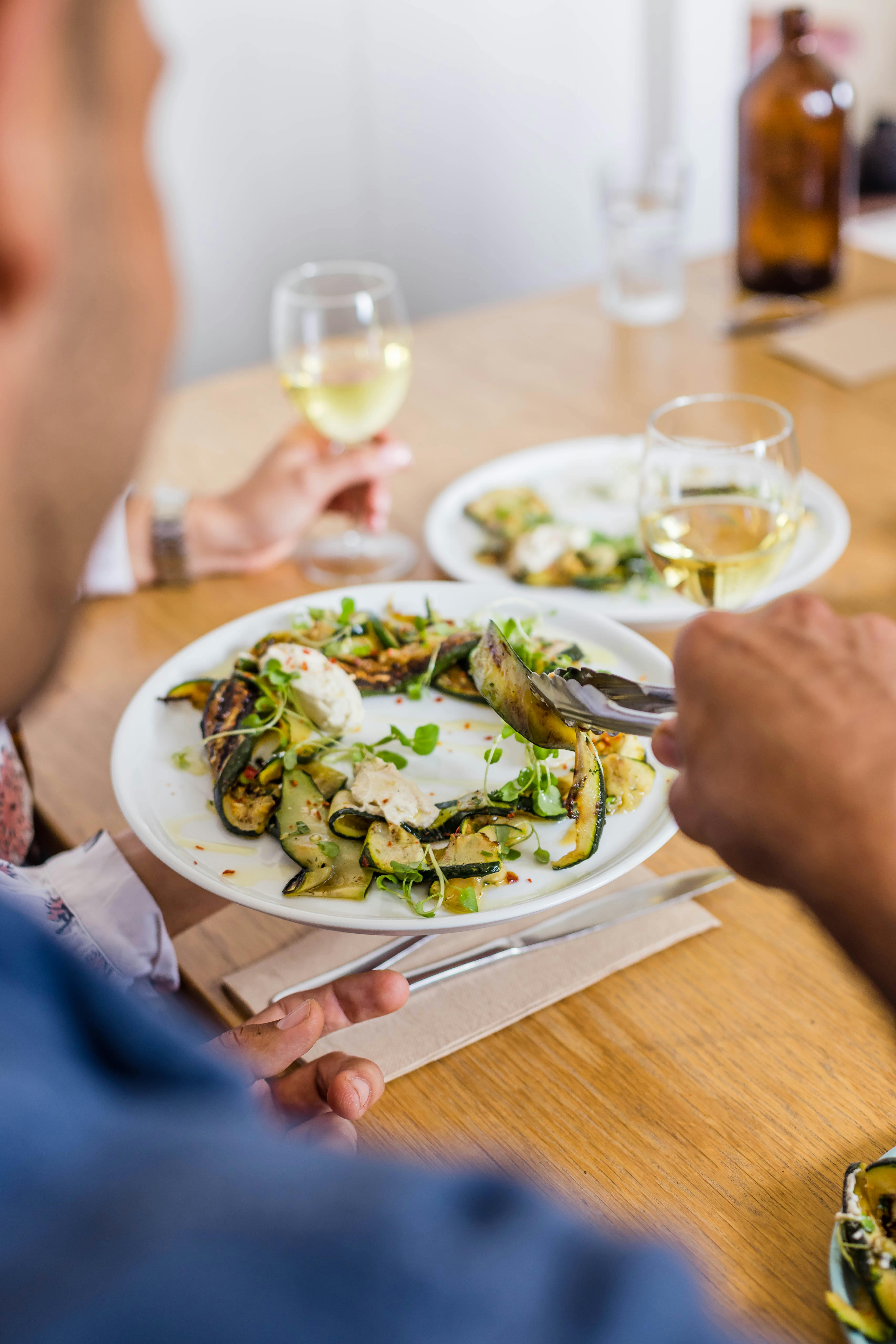 Enjoy beautifully prepared local produce