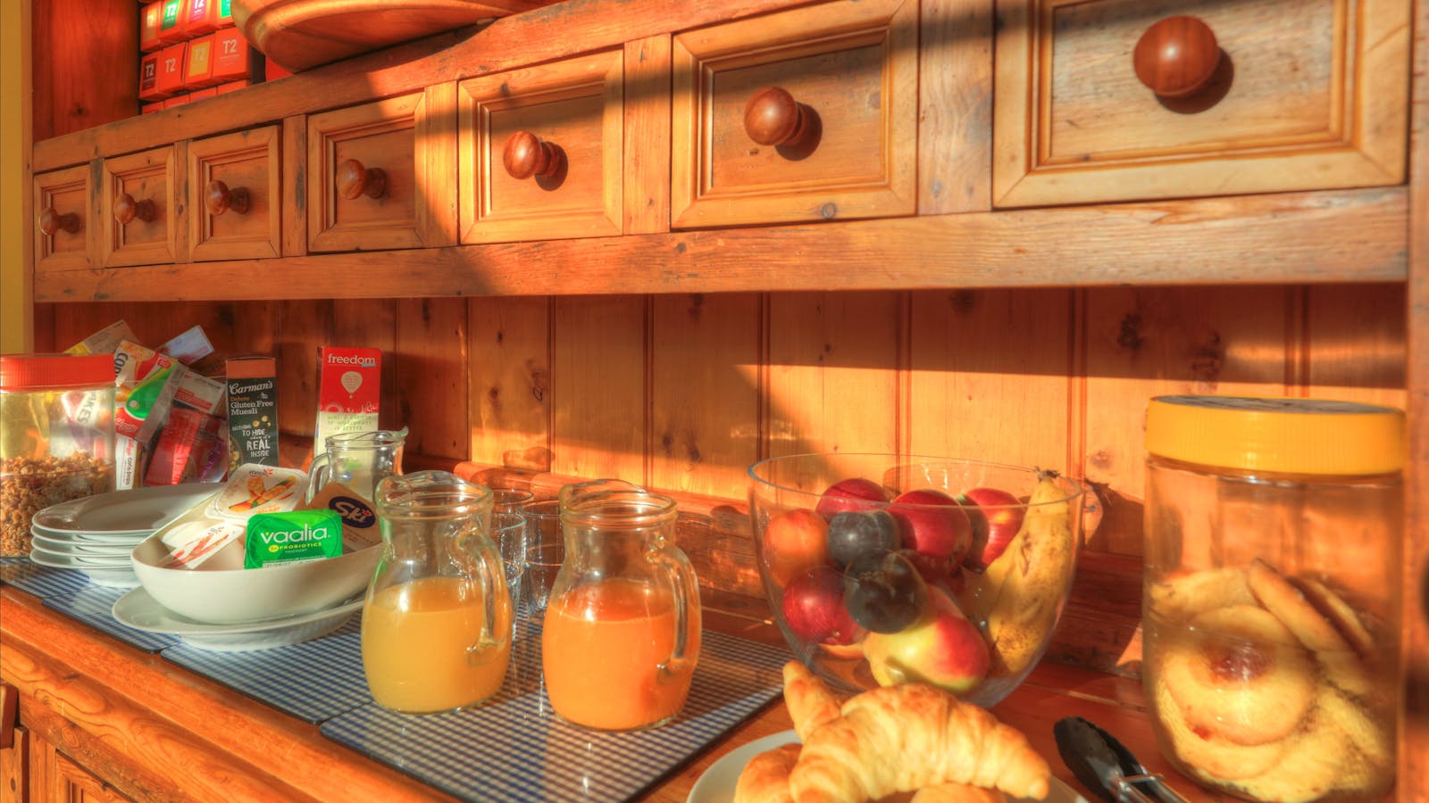 Continental breakfast goodies