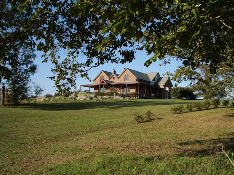 Large country home with wrap around verandahs