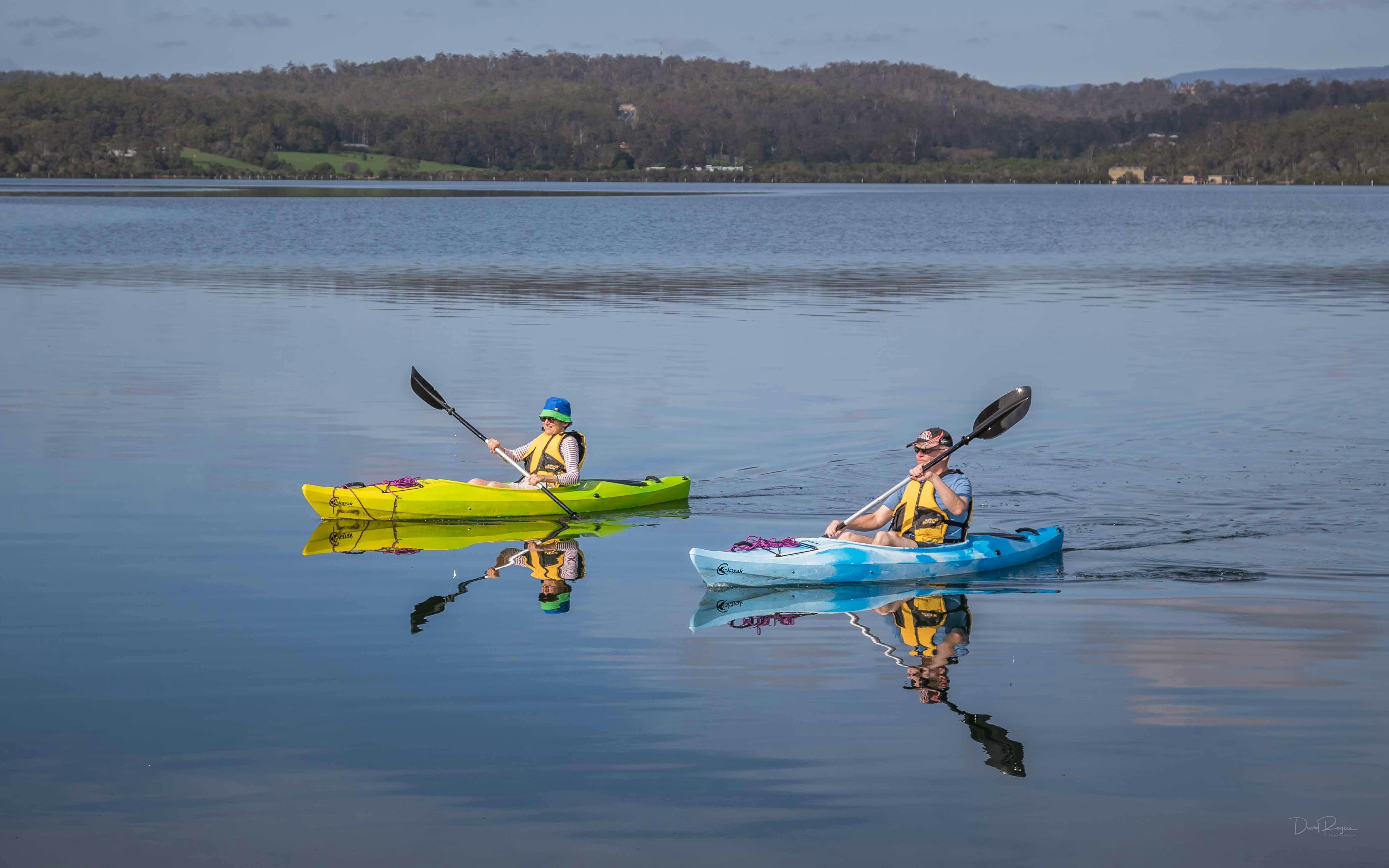 Merimbula Lake, kayaking, Sapphire Coast