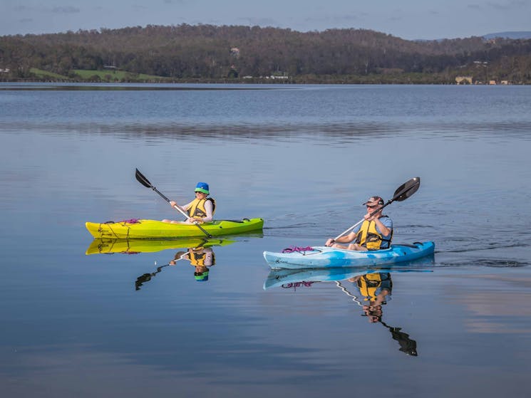 Merimbula Lake, kayaking, Sapphire Coast