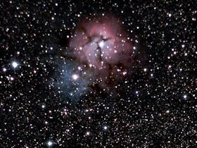 A photograph of a galactic nebula