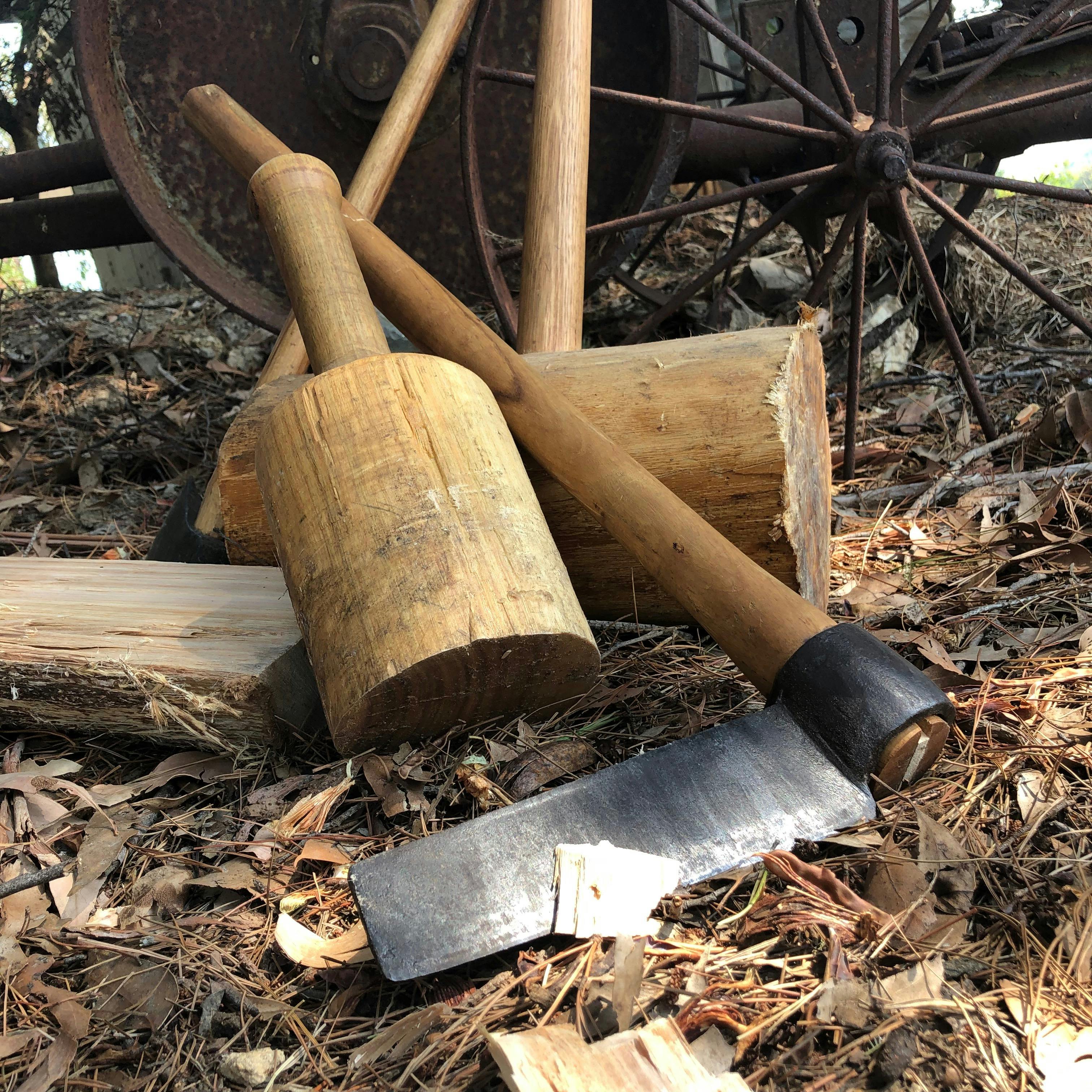 Free, beetle and mallet at Wisdom Through Wood