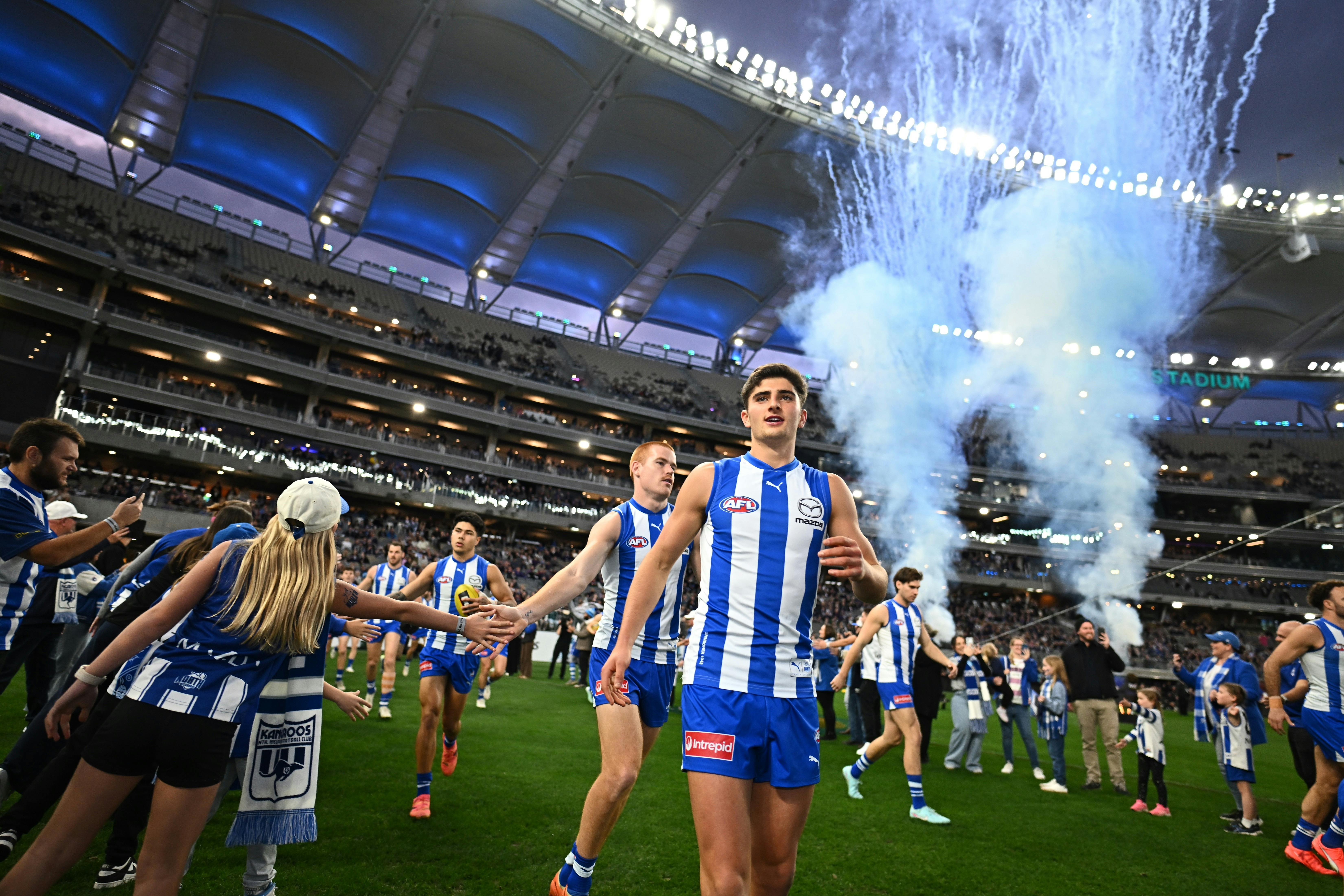 AFL Round 14 - Kangaroos v West Coast - Optus Stadium