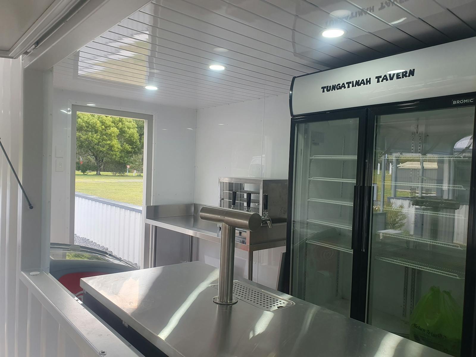 View through servery