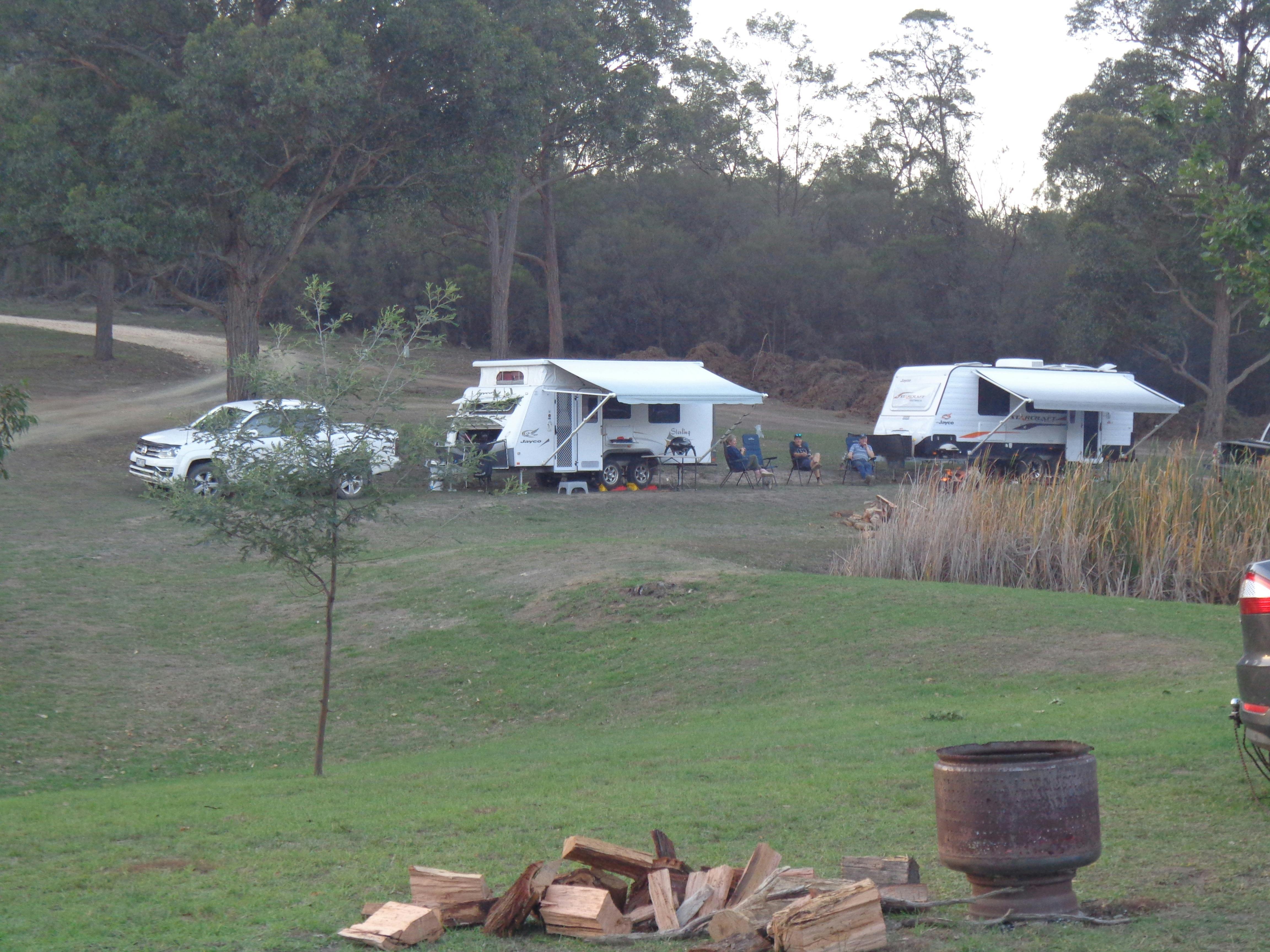 Fires permitted, we sell wood at the camp,purshaed from Kiosk  from 10am-5pm.